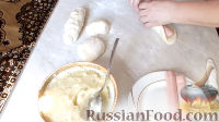 Фото приготовления рецепта: Сосиски в тесте, с картошкой - шаг №5