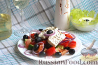 Фото приготовления рецепта: Греческий салат - шаг №7