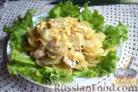 Фото приготовления рецепта: Картофельная запеканка с курицей (в мультиварке) - шаг №7