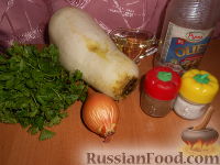 Фото приготовления рецепта: Салат из редьки - шаг №1