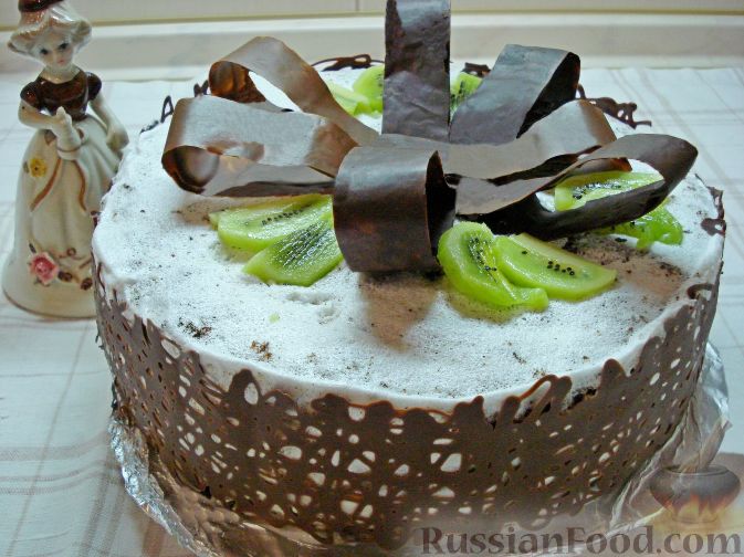 Бисквитный торт с фруктами и творожным кремом - пошаговый рецепт с фото на kormstroytorg.ru