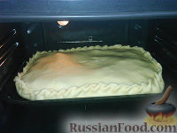 Фото приготовления рецепта: Бабушкин пирог с курицей "Туды-сюды" - шаг №16