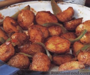 Рецепт Молодой картофель, приготовленный в испанском стиле