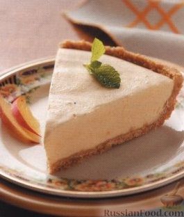 Рецепт Персиковый пирог-мороженое