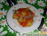 Фото к рецепту: Рагу по-болгарски с овощами и фаршем