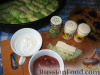 Фото приготовления рецепта: Запеченные голубцы из молодой капусты - шаг №4