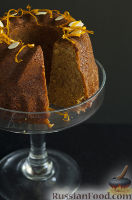 Фото к рецепту: Апельсиново-миндальный кекс