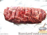 Фото приготовления рецепта: Мясо в фольге с итальянским акцентом - шаг №1