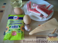Фото приготовления рецепта: Крабовые палочки в кляре "Шустрые" - шаг №1