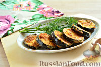 Фото к рецепту: Острые баклажаны в панировочных сухарях