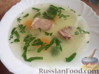 Фото приготовления рецепта: Суп с рыбными фрикадельками - шаг №17