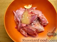 Фото приготовления рецепта: Кролик, запеченный с яблоками - шаг №2