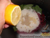 Фото приготовления рецепта: Лимонад с чёрной смородиной и мятой - шаг №5