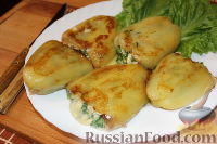 Фото приготовления рецепта: Жареный болгарский перец с сыром (чушки бюрек) - шаг №10