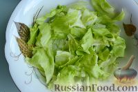 Фото приготовления рецепта: Зеленый греческий салат - шаг №3