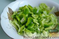 Фото приготовления рецепта: Зеленый греческий салат - шаг №5
