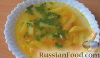 Фото к рецепту: Гороховый суп с картофелем, на курином бульоне