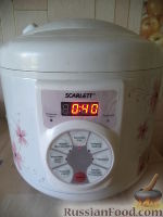 Фото приготовления рецепта: Шарлотка с абрикосами (в мультиварке) - шаг №12