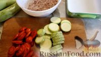 Фото приготовления рецепта: Кабачки, запеченные в духовке, с фаршем и рисом - шаг №1
