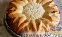 Фото к рецепту: Дрожжевой пирог с творожно-тыквенной начинкой