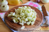 Фото приготовления рецепта: Салат из болгарского перца и кабачков, на зиму (в мультиварке) - шаг №3