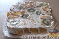 Фото приготовления рецепта: Фруктово-желейный торт - шаг №15