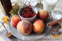 Фото приготовления рецепта: Десерт из персиков с ликером - шаг №1