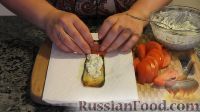 Фото приготовления рецепта: Рулетики "Тещин язык" из цуккини (Zucchini Rolls) - шаг №13
