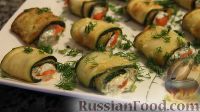 Фото приготовления рецепта: Рулетики "Тещин язык" из цуккини (Zucchini Rolls) - шаг №15