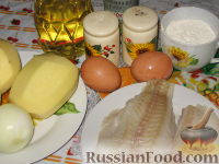 Фото приготовления рецепта: Картофельно-рыбные оладьи - шаг №1
