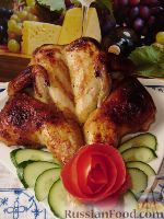 Фото к рецепту: Имбирно-медовая курица запеченная