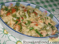 Фото приготовления рецепта: Лапша с овощами и куриным филе - шаг №4