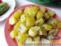 Фото к рецепту: Картошка в рукаве (в аэрогриле)
