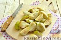 Фото приготовления рецепта: Компот из груш и яблок (на зиму) - шаг №3