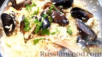 Фото к рецепту: Испанская паэлья с морепродуктами и курицей