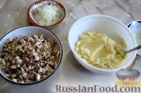 Фото приготовления рецепта: Картофельные крокеты с грибами (в духовке) - шаг №3