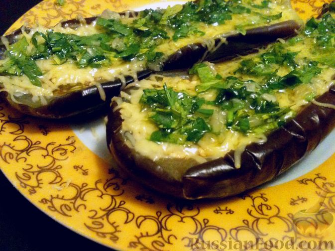 Рулеты из баклажанов с сыром и чесноком — рецепт с фото