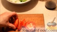 Фото приготовления рецепта: Теплый салат "Дары моря" из морепродуктов - шаг №4