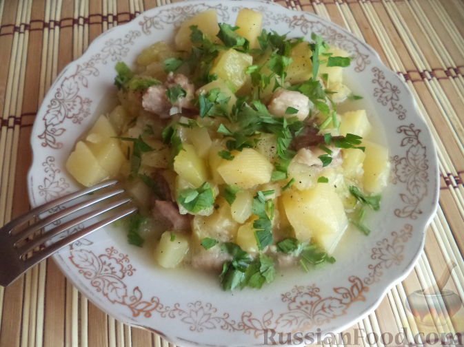 Как приготовить Кабачки с картошкой в духовке рецепт пошагово