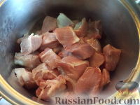 Фото приготовления рецепта: Свинина с фасолью - шаг №5