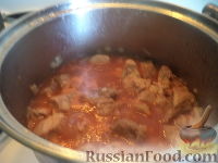Фото приготовления рецепта: Свинина с фасолью - шаг №8