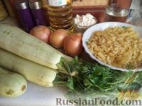 Фото приготовления рецепта: Жареные кабачки с макаронами - шаг №1