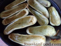 Фото приготовления рецепта: Лодочки из баклажанов - шаг №3