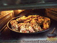 Фото приготовления рецепта: Лодочки из баклажанов - шаг №18
