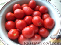 Фото приготовления рецепта: Соленые помидоры с горчицей (старинный рецепт) - шаг №5