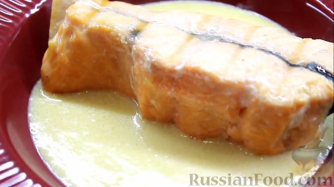 Семга в сливочном соусе в духовке: рецепт с фото | GOTOVIM
