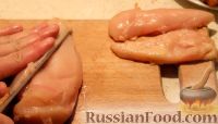 Фото приготовления рецепта: Сэндвич-круассан с курицей - шаг №3