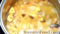 Фото приготовления рецепта: Сливочный суп с морепродуктами - шаг №13