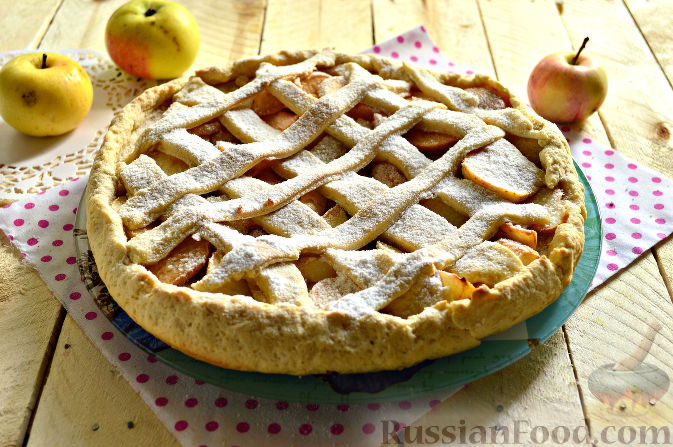 тертый пирог с яблоками на маргарине пошаговый рецепт фото рецепт | Дзен