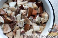 Фото приготовления рецепта: Суфле из кабачков с грибами - шаг №3